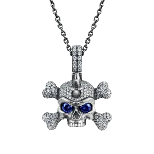 X Iced Skull Pendant