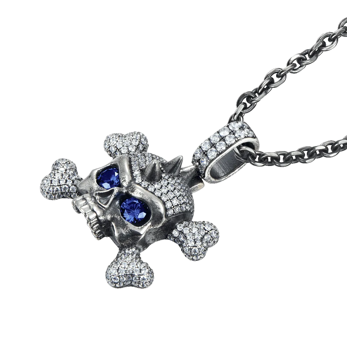 X Iced Skull Pendant