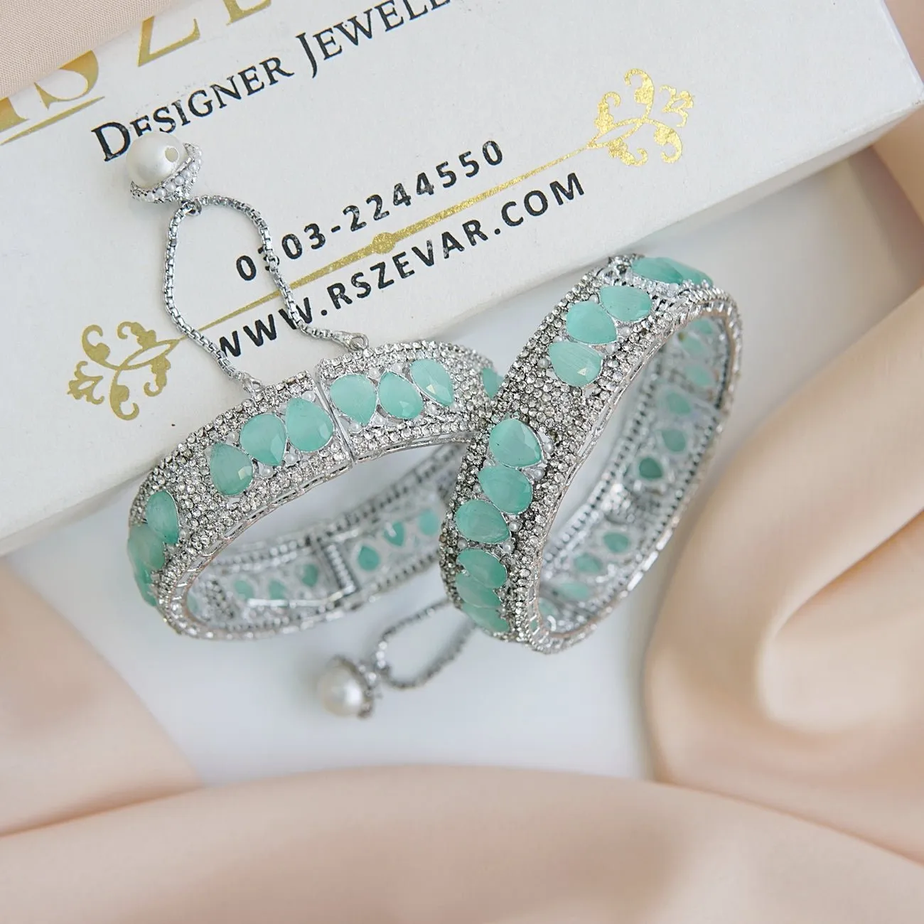 Zirconia Semi-Gems Kangans